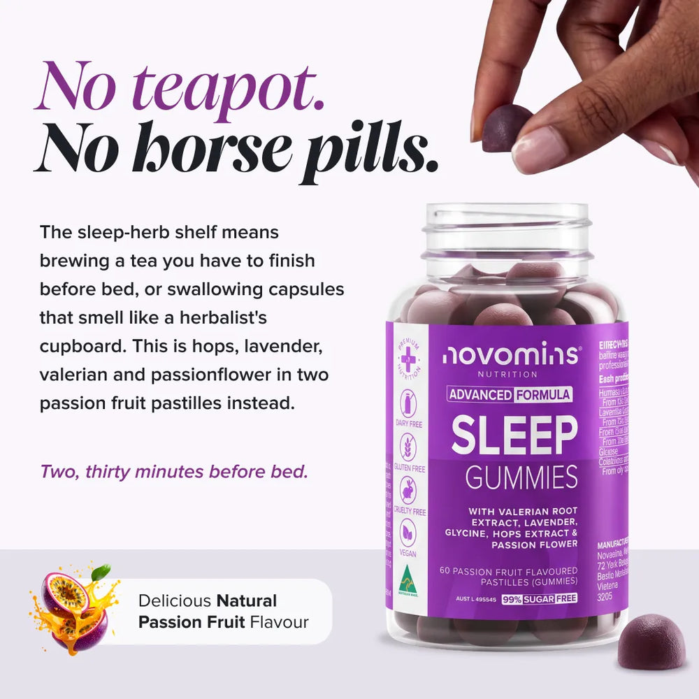 whats insdie novomins sleep gummies and how they help you sleep