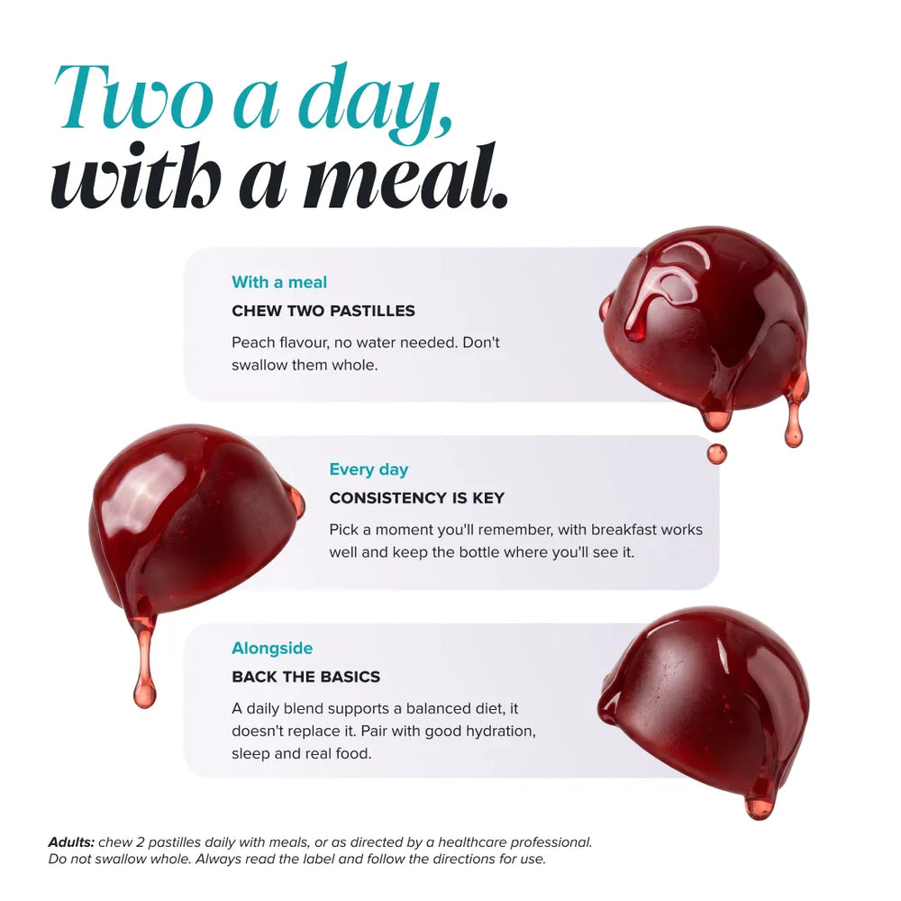 how to take info hair skin nail gummies infographic