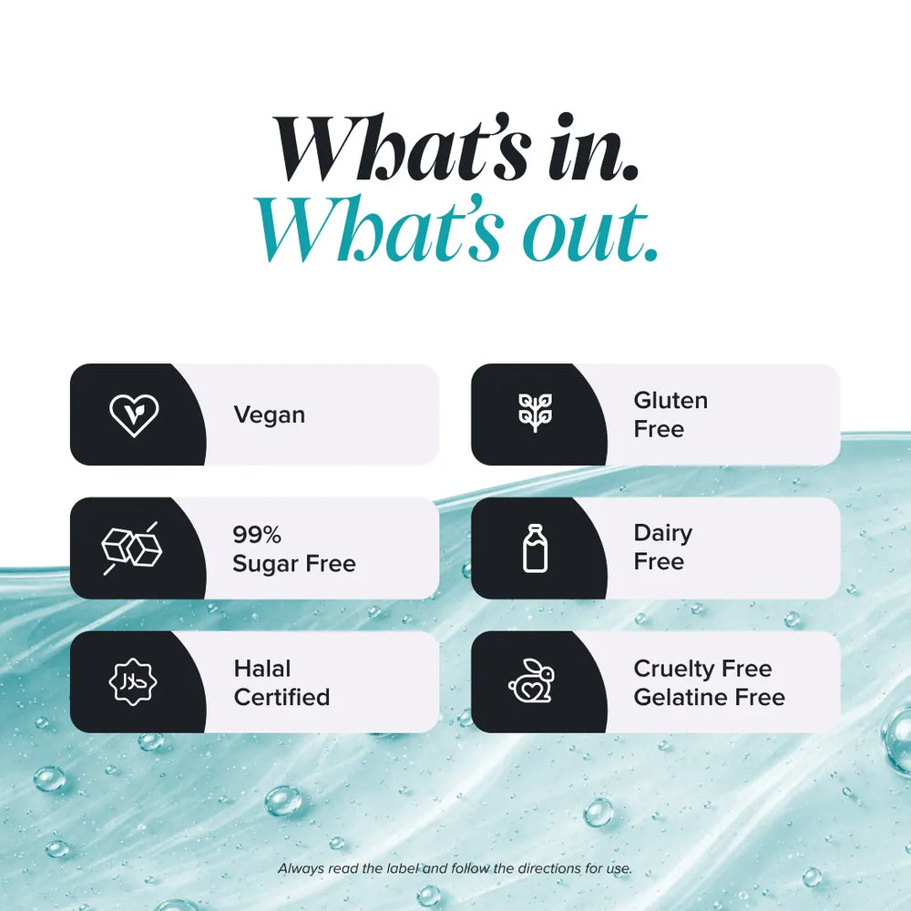 An informational graphic with the headline 'What's in. What's out.