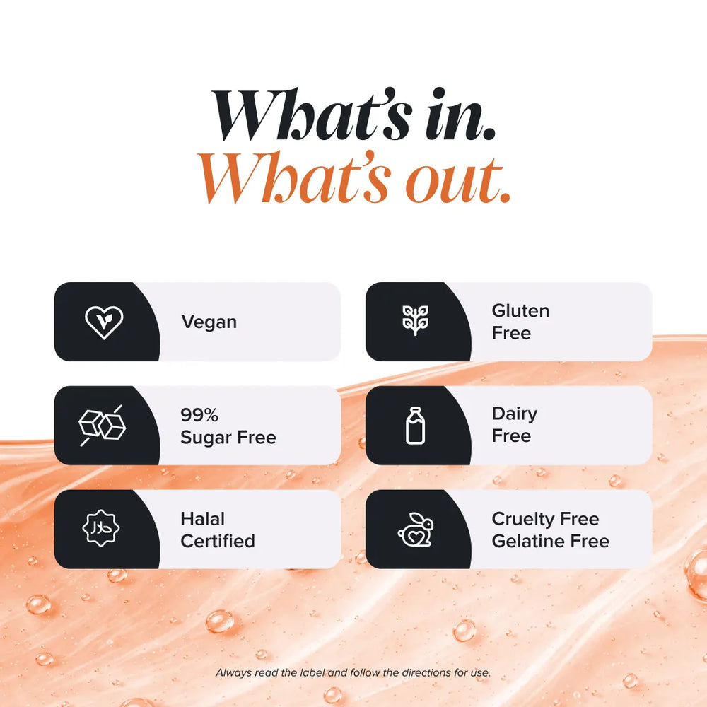 An informational graphic with the headline 'What's in. What's out.