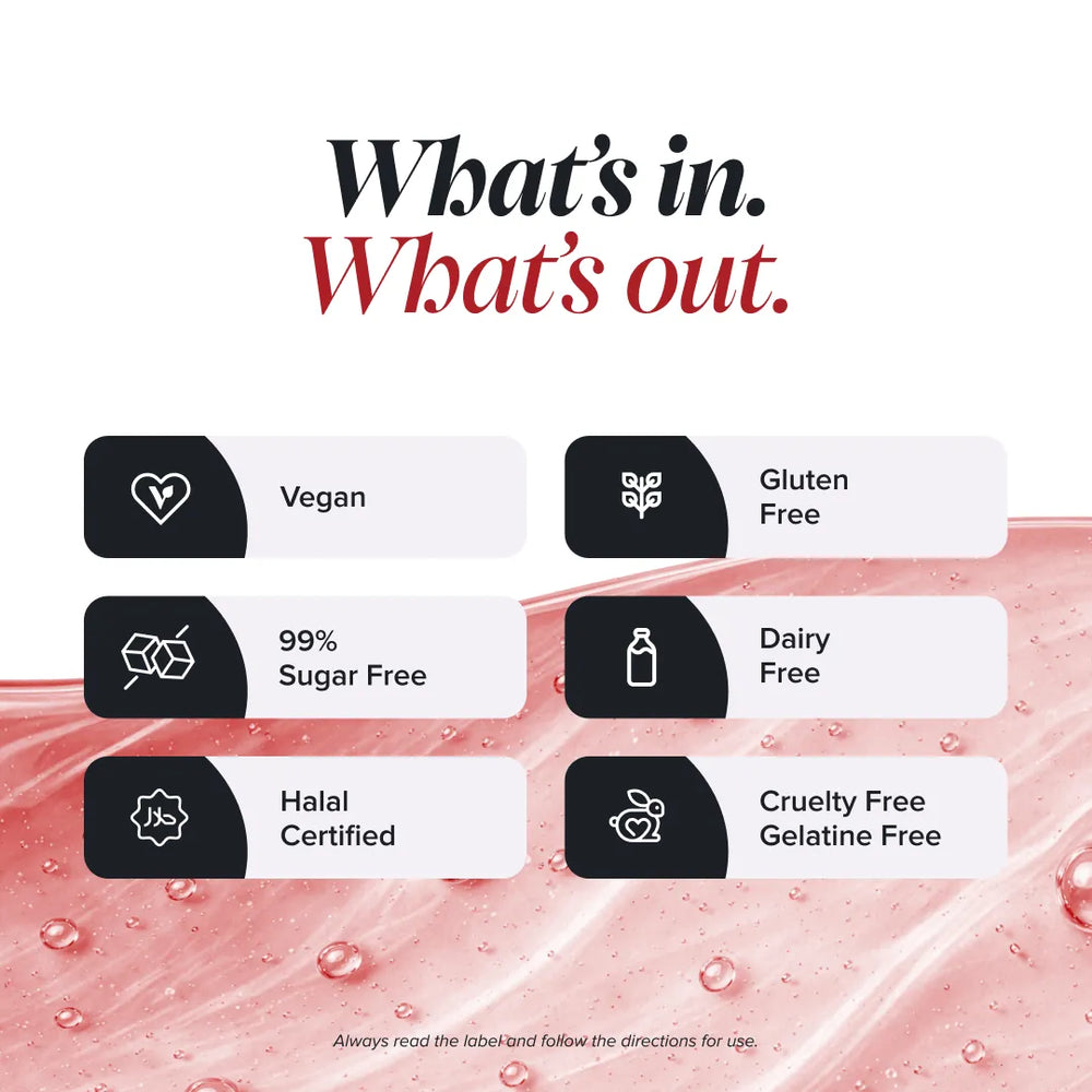 An informational graphic with the headline 'What's in. What's out.