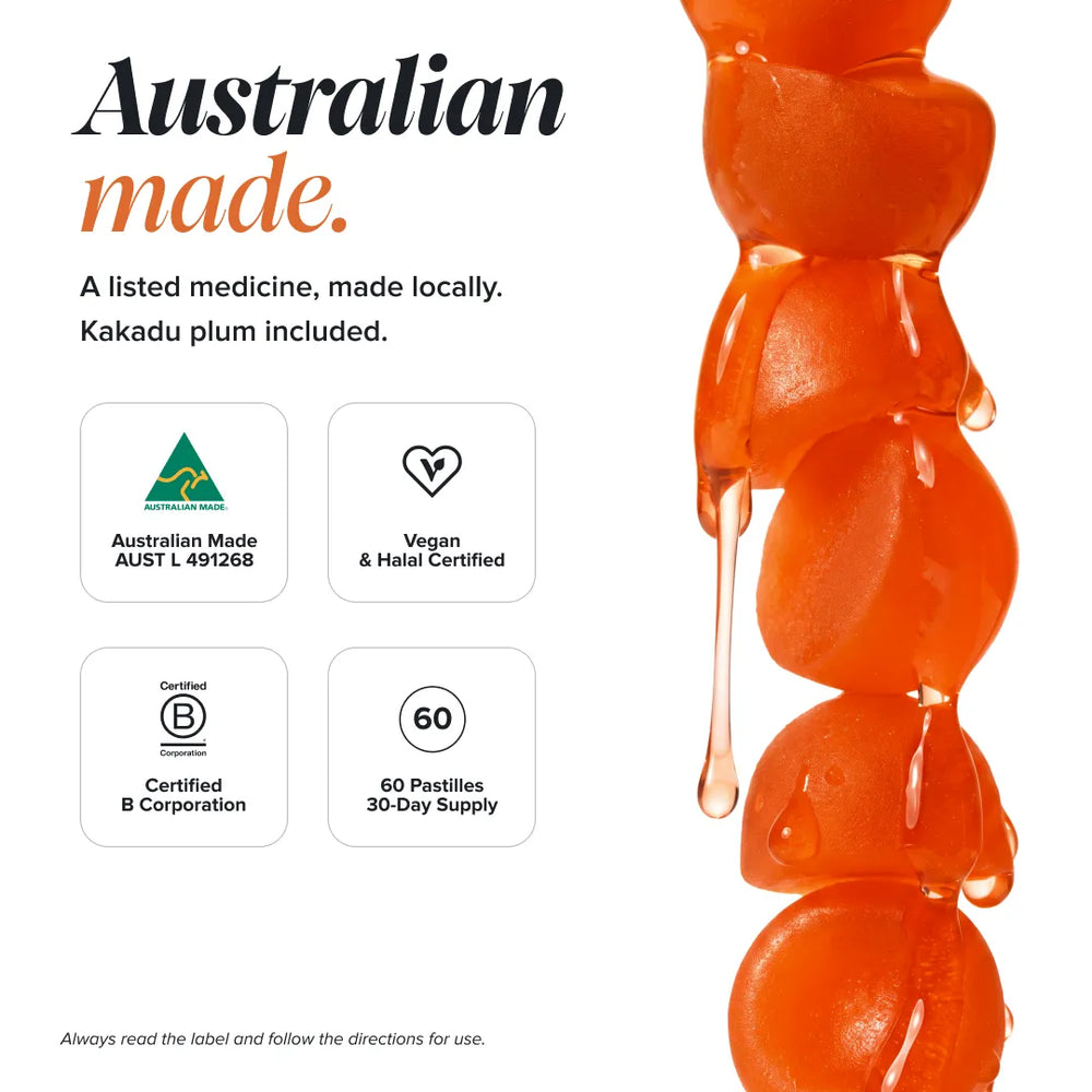 Novomins Vitamin C Gummies- made in Australia