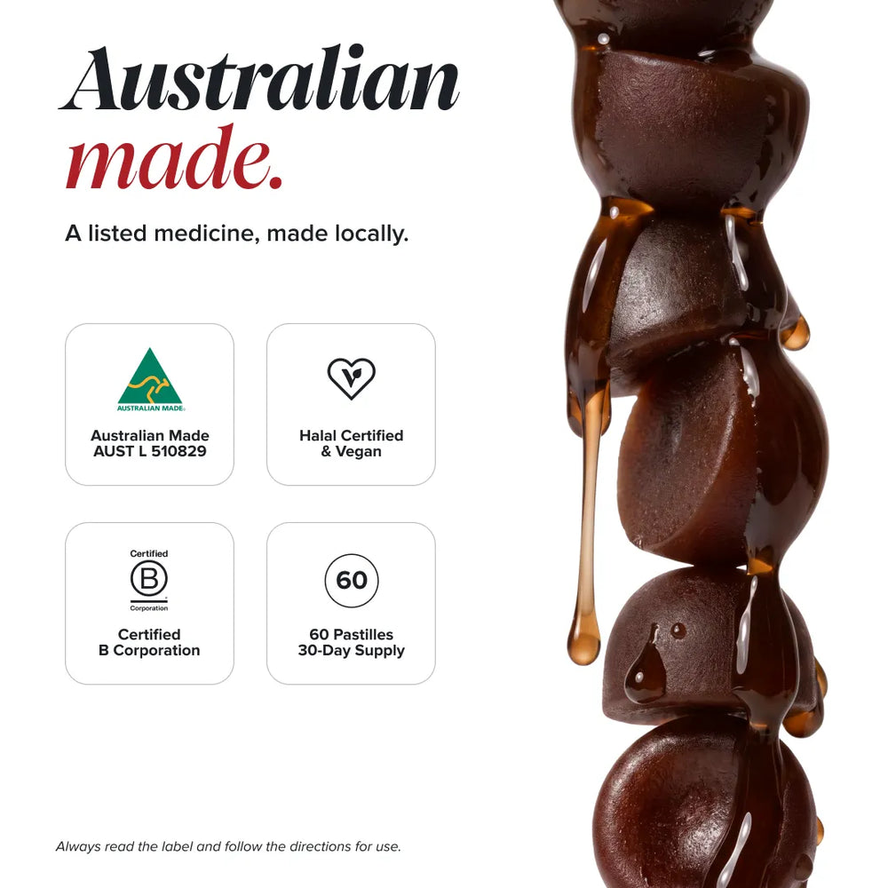 novomins iron gummies are aussie made infographic