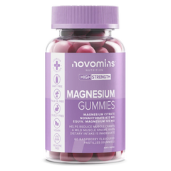 Bottle of Novomins Magnesium Gummies