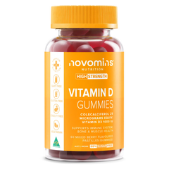 Bottle of Novomins Vitamin D