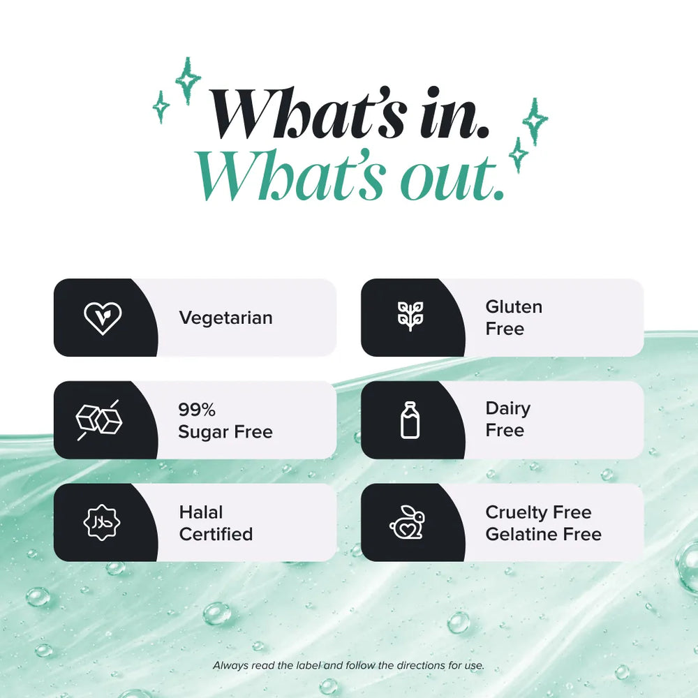 An informational graphic with the headline 'What's in. What's out.