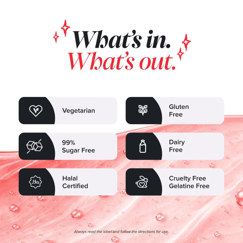 An informational graphic with the headline 'What's in. What's out.