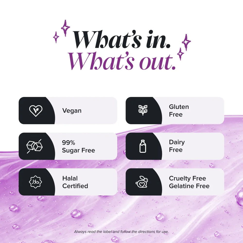 An informational graphic with the headline 'What's in. What's out.