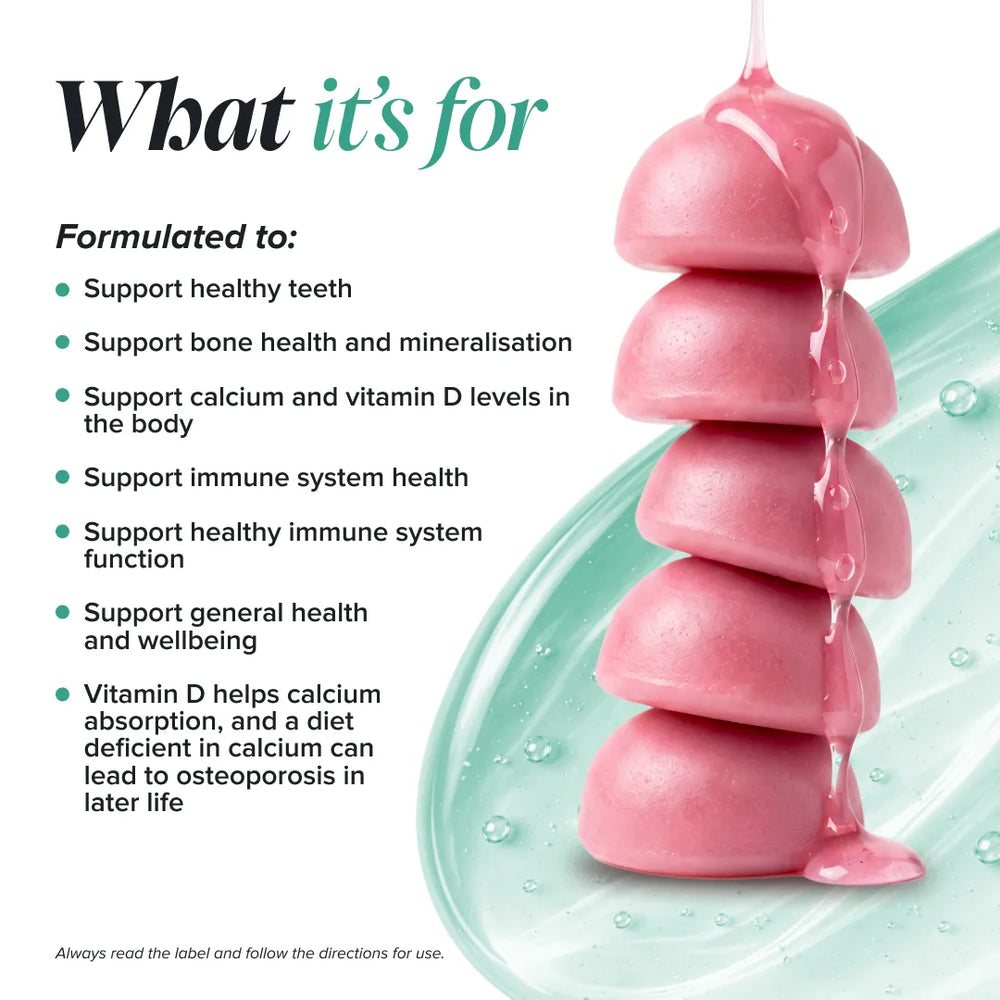 whats it for infographic on novomins calcium and vitamin d gummies