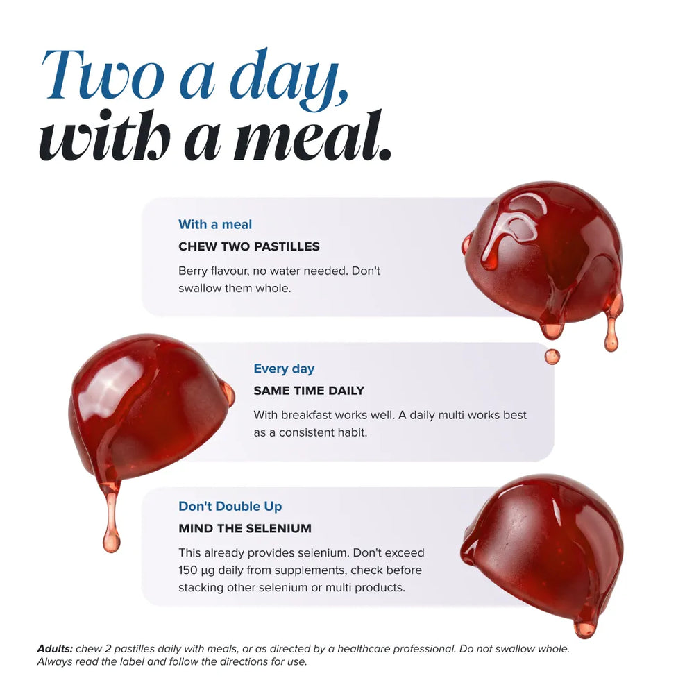 how many novomins mens multivitamin gummies toi take each day