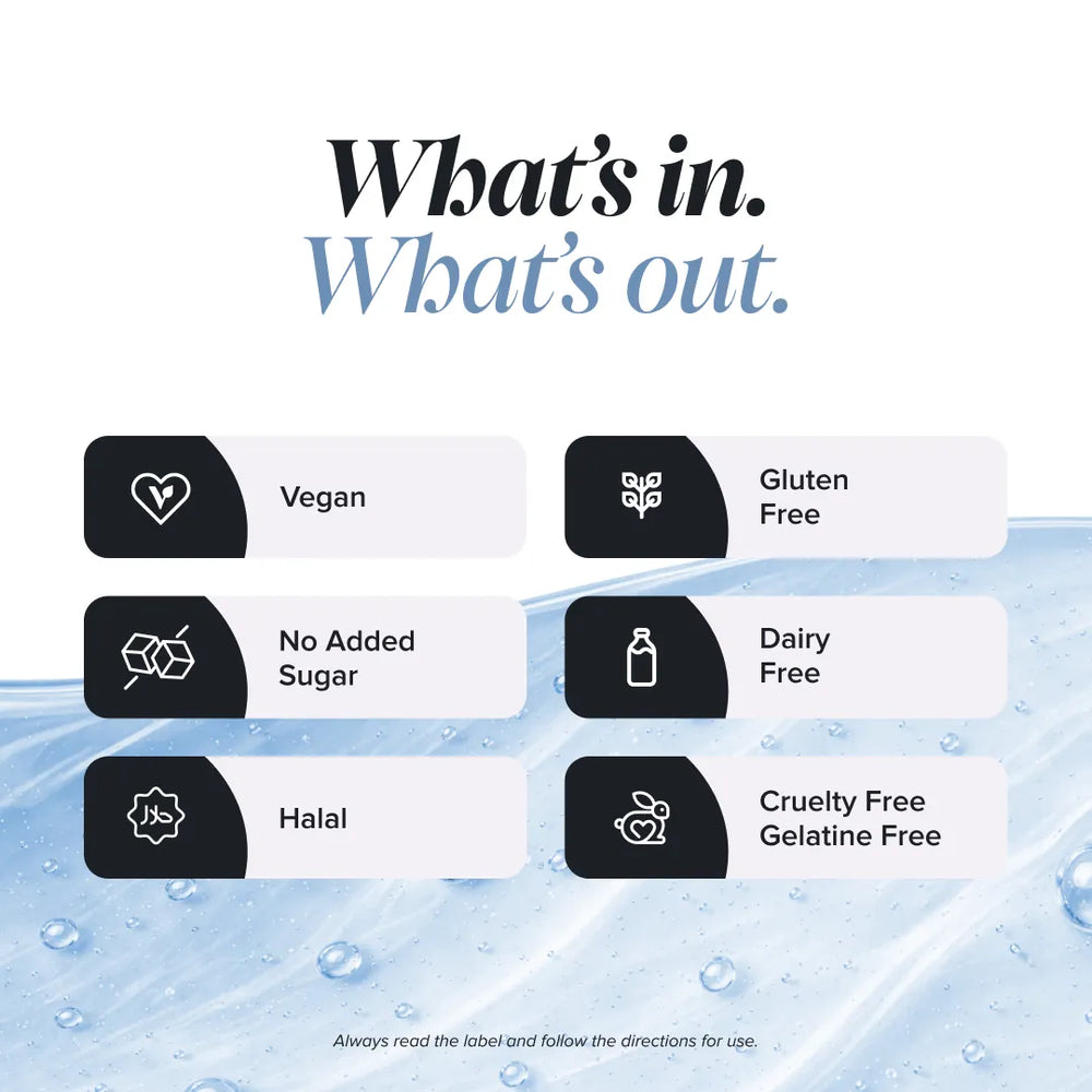 An informational graphic with the headline 'What's in. What's out.