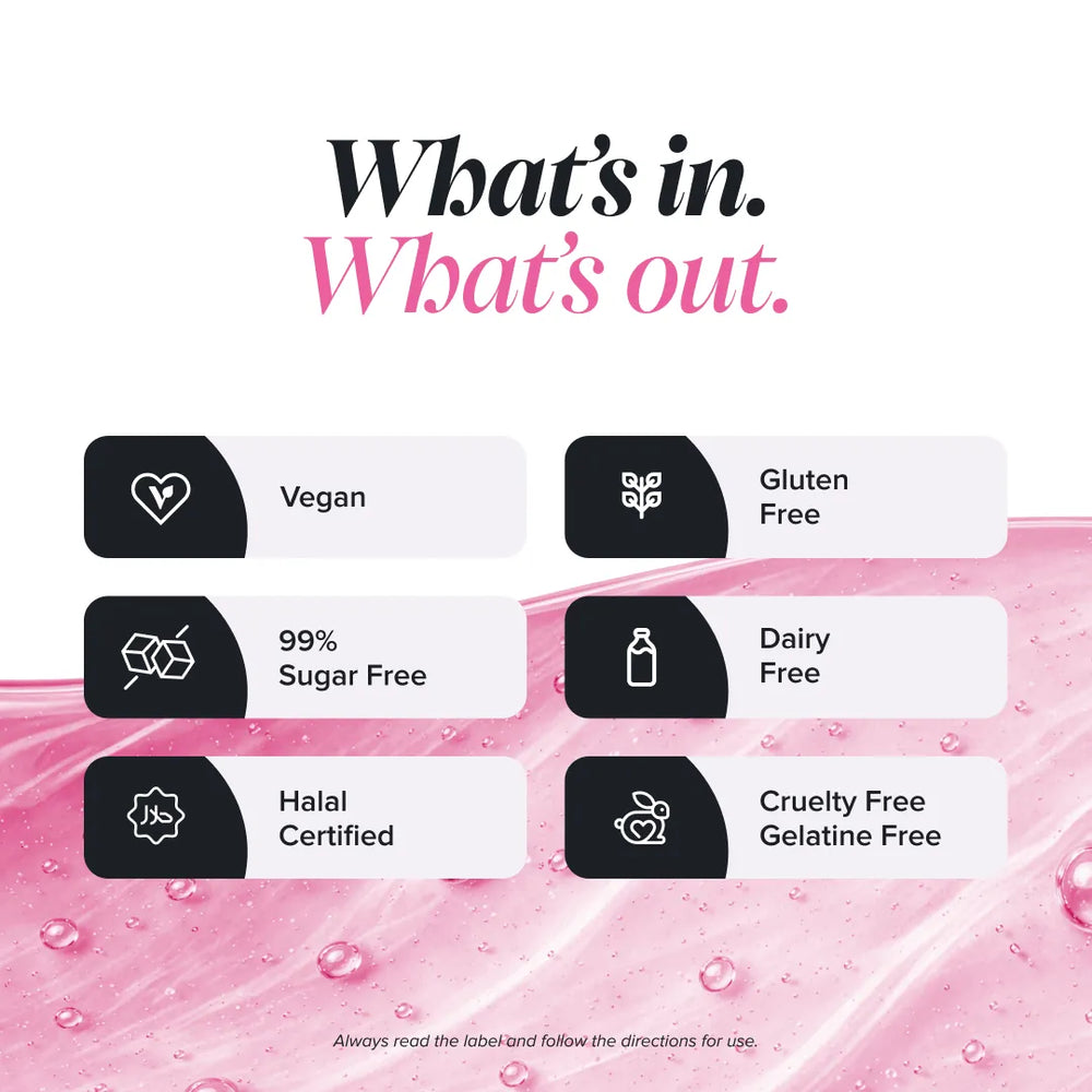 An informational graphic with the headline 'What's in. What's out.