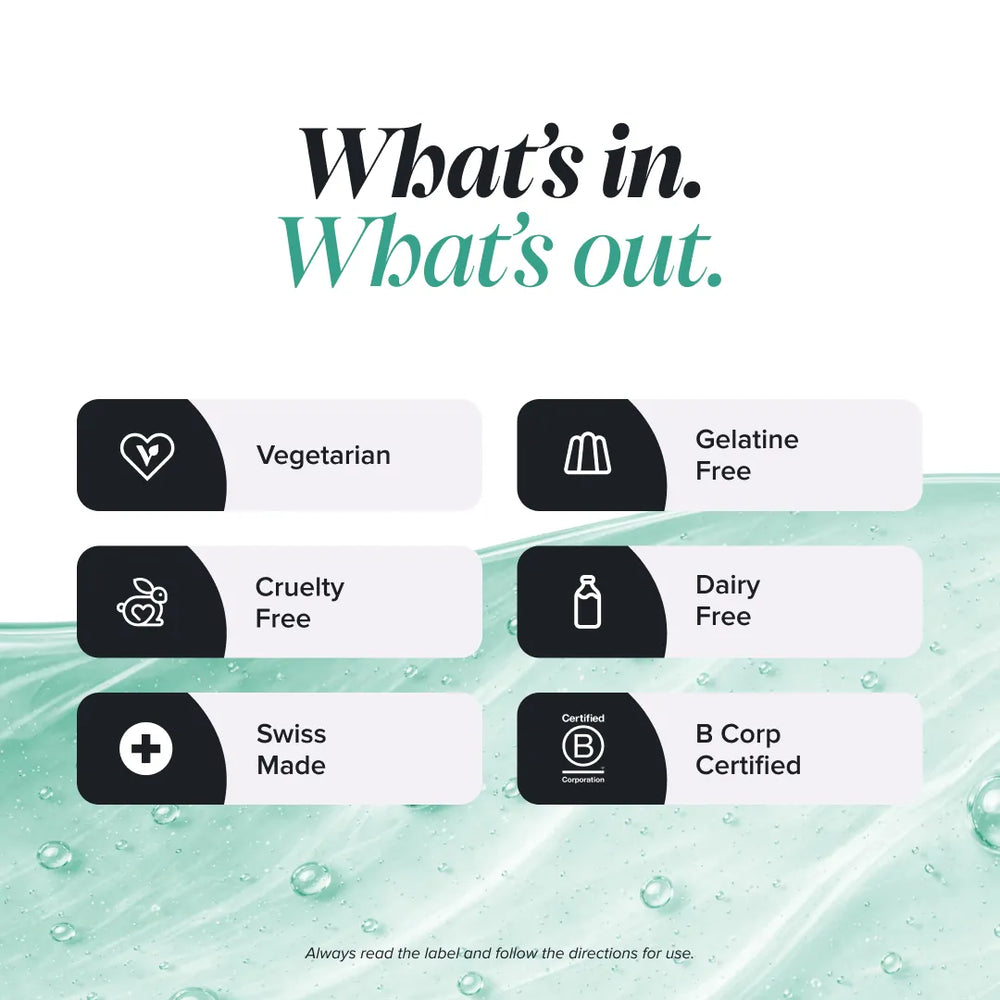 Informational graphic with the headline 'What's in. What's out.
